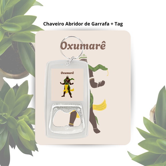 Chaveiro Abridor Orixá Oxumarê - Lembrancinha Personalizada