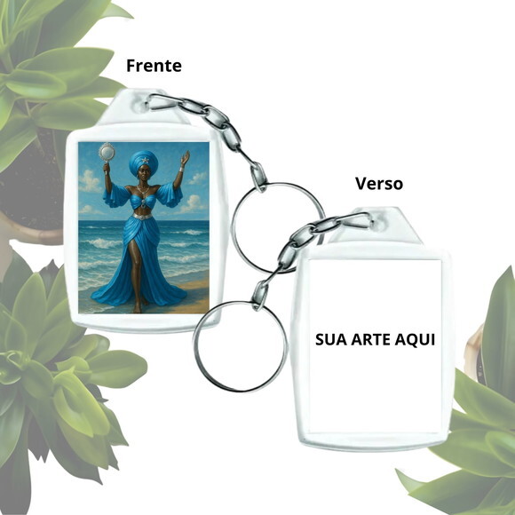Chaveiro Acrílico Orixá Iemanjá- Lembrancinha Personalizada