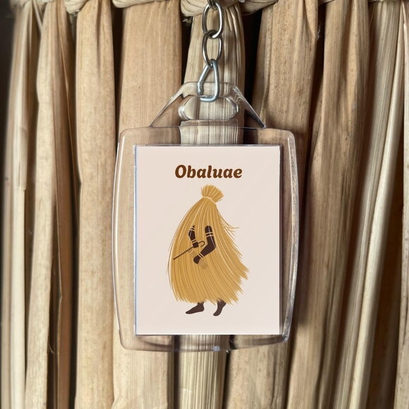 Chaveiro Orixá Obaluae | Omolu Personalizado em Acrílico 3x4