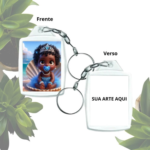 Chaveiro para Lembrancinha Personalizado - Erê de Iemanjá