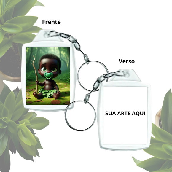 Chaveiro para Lembrancinha Personalizado - Erê de Oxóssi