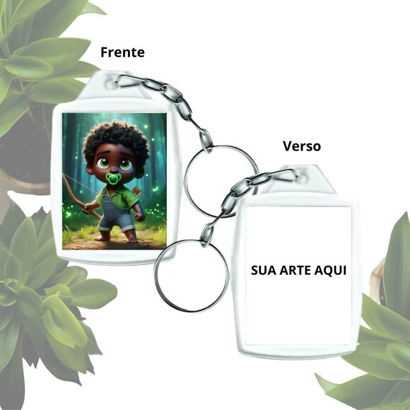 Chaveiro para Lembrancinha Personalizado - Erê de Oxóssi