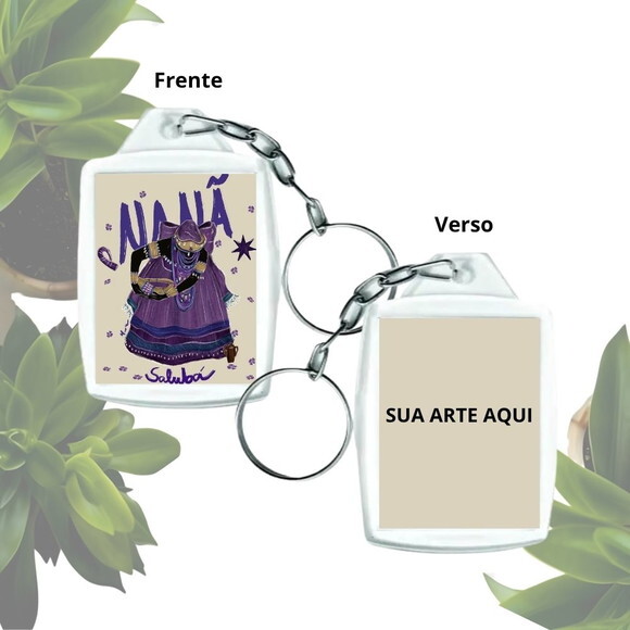 Chaveiro Personalizado 3x4 Acrílico - Orixá Nanã