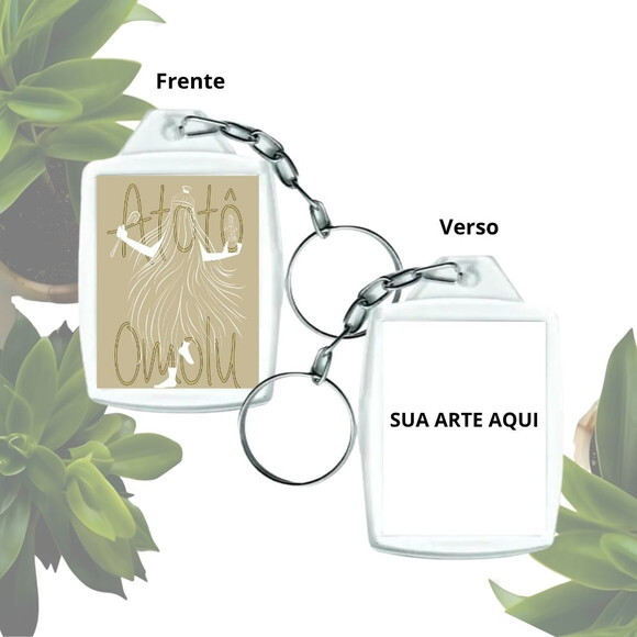 Chaveiro Personalizado 3x4 Acrílico - Orixá Obaluae | Omolu