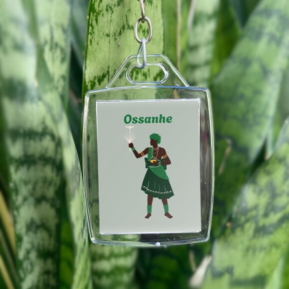 Chaveiro Personalizado 3x4 Acrílico - Orixá Ossaim