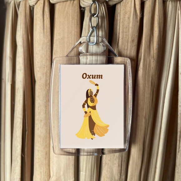 Chaveiro Personalizado 3x4 Acrílico - Orixá Oxum