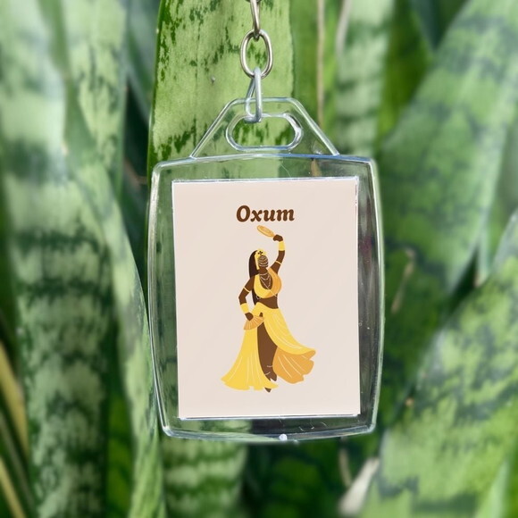 Chaveiro Personalizado 3x4 Acrílico - Orixá Oxum
