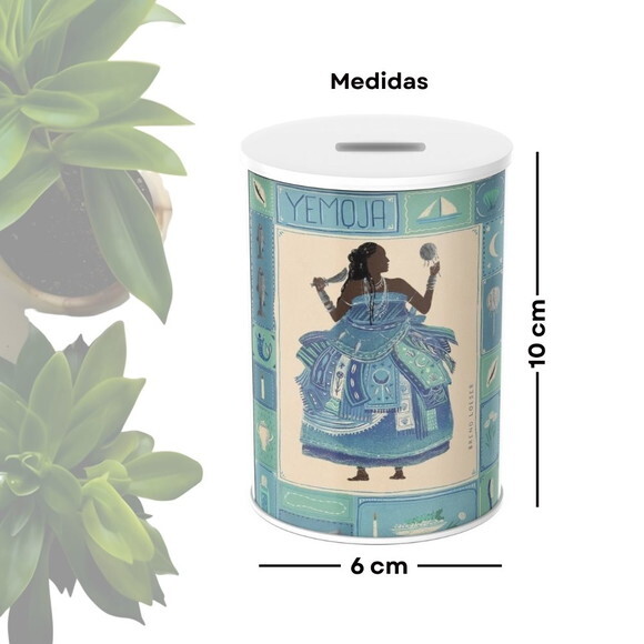 Cofrinho Personalizado para Lembrancinha - Orixá Iemanjá