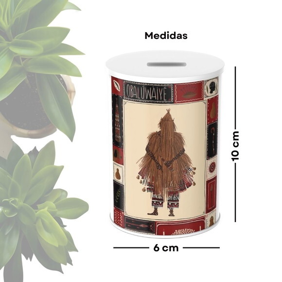 Cofrinho Personalizado para Lembrancinha - Orixá Obaluaê