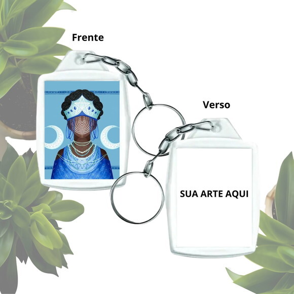 Lembrancinha Chaveiro Personalizado 3x4 - Iemanjá