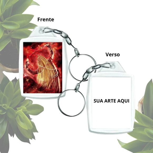 Lembrancinha Chaveiro Personalizado 3x4 - Obaluae | Omolu
