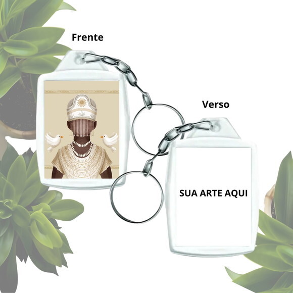 Lembrancinha Chaveiro Personalizado 3x4 -oxalá