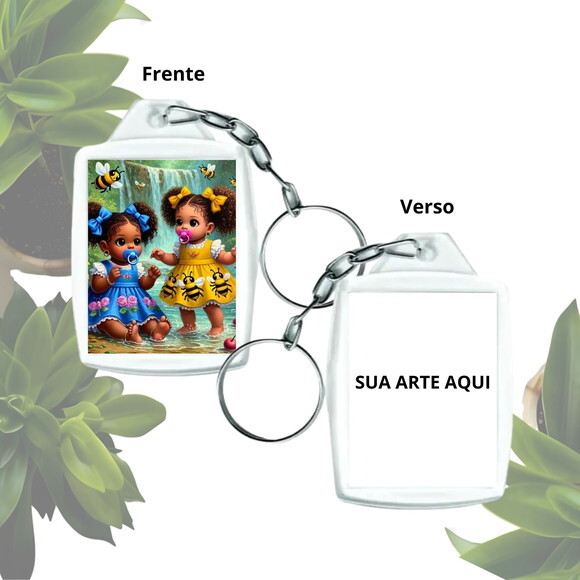 Lembrancinha Chaveiro Personalizado com Foto - Erê Abelinha