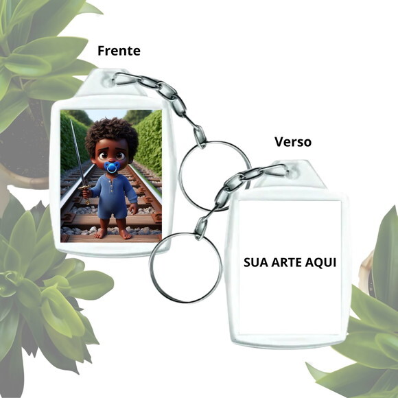 Lembrancinha Chaveiro Personalizado com Foto - Erê de Ogum