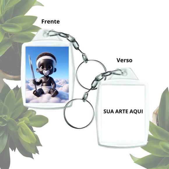 Lembrancinha Chaveiro Personalizado com Foto - Erê de Oxalá