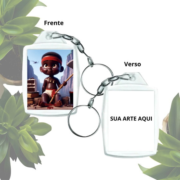 Lembrancinha Chaveiro Personalizado com Foto - Erê de Xangô