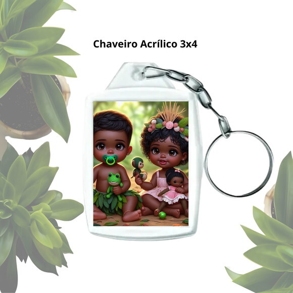 Lembrancinha Chaveiro Personalizado com Foto -casal de Erê