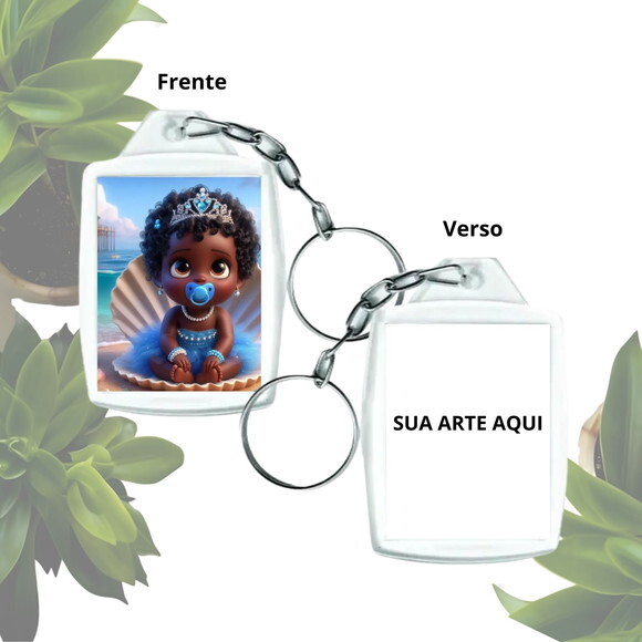 Lembrancinha Chaveiro Personalizado com Foto- Erê de Iemanja