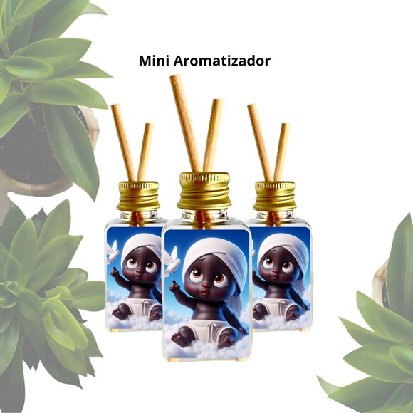 Lembrancinha Mini Aromatizador Personalizado - Erê de Oxalá
