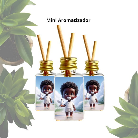 Lembrancinha Mini Aromatizador Personalizado - Erê de Oxalá
