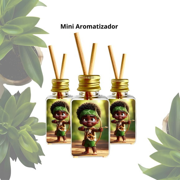 Lembrancinha Mini Aromatizador Personalizado - Erê de Oxóssi