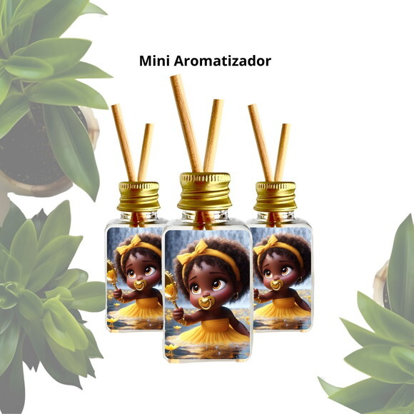 Lembrancinha Mini Aromatizador Personalizado - Erê de Oxum