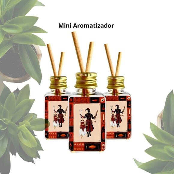 Lembrancinha Mini Aromatizador Personalizado - Orixá Exú
