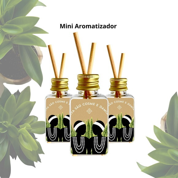 Lembrancinha Mini Aromatizador Personalizado - Orixá Ibeji