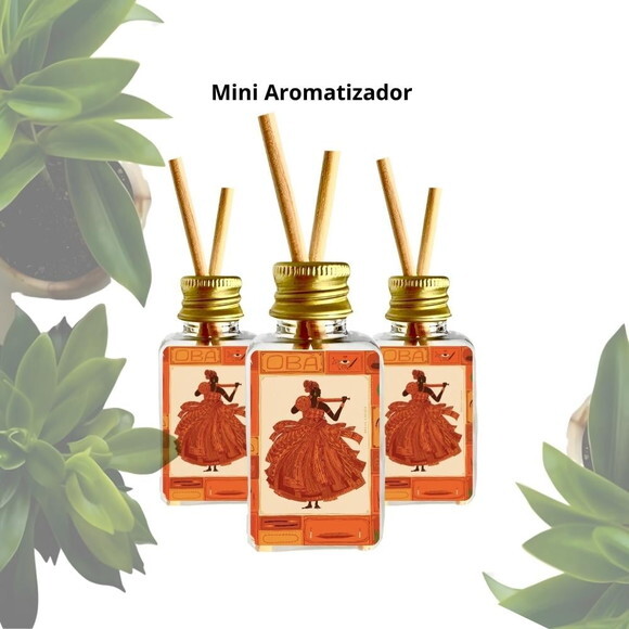 Lembrancinha Mini Aromatizador Personalizado - Orixá Obá