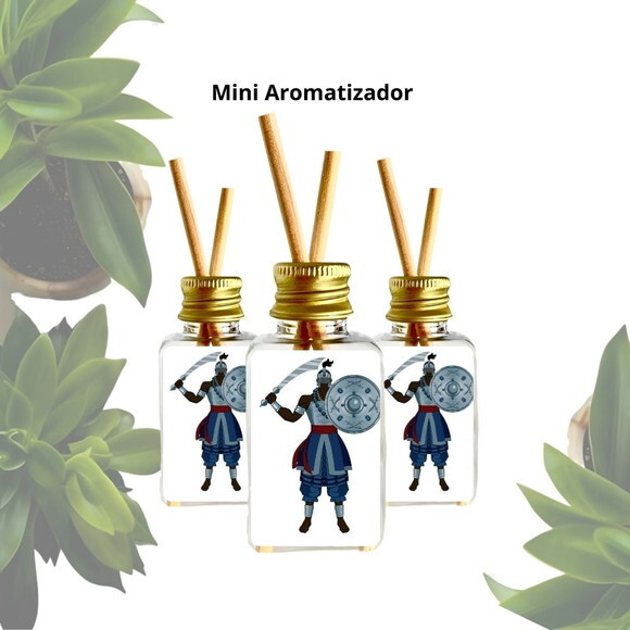 Lembrancinha Mini Aromatizador Personalizado - Orixá Ogum