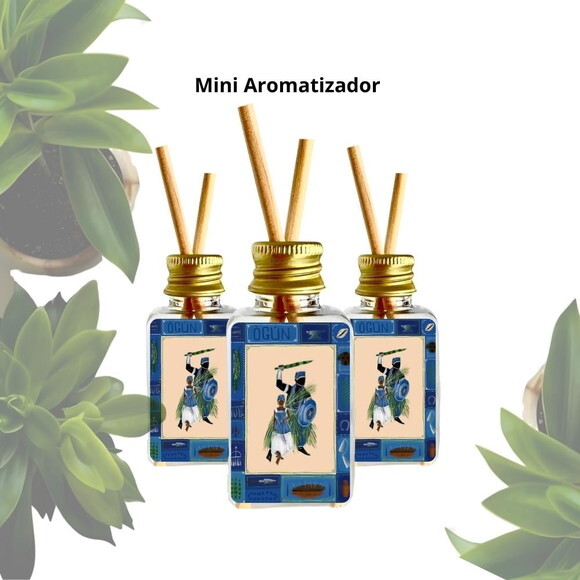 Lembrancinha Mini Aromatizador Personalizado - Orixá Ogum