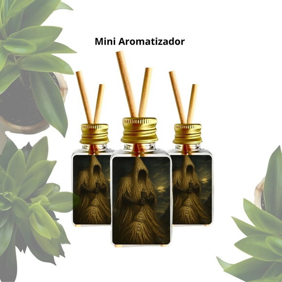 Lembrancinha Mini Aromatizador Personalizado - Orixá Omolu