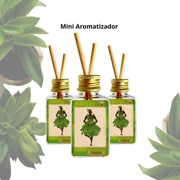 Lembrancinha Mini Aromatizador Personalizado - Orixá Ossaim