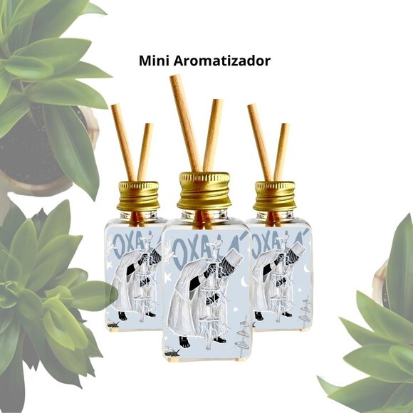 Lembrancinha Mini Aromatizador Personalizado - Orixá Oxalá