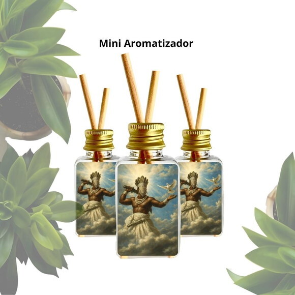 Lembrancinha Mini Aromatizador Personalizado - Orixá Oxalá