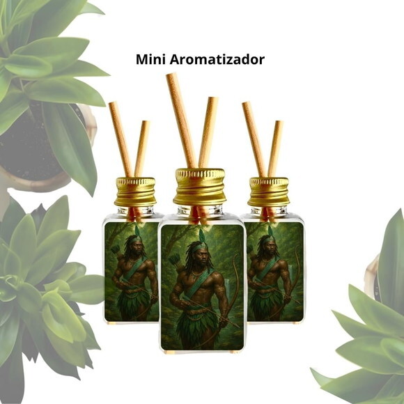 Lembrancinha Mini Aromatizador Personalizado - Orixá Oxóssi