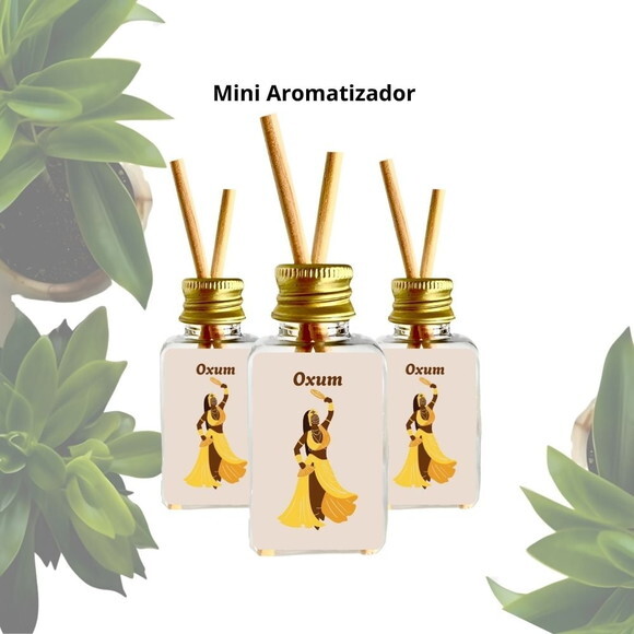 Lembrancinha Mini Aromatizador Personalizado - Orixá Oxum