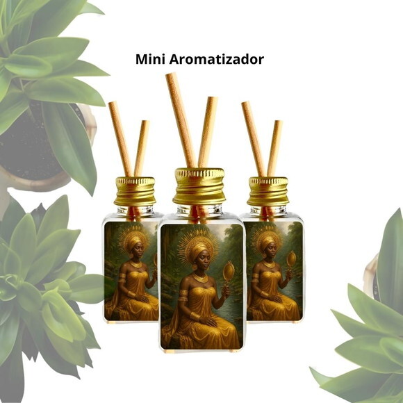 Lembrancinha Mini Aromatizador Personalizado - Orixá Oxum