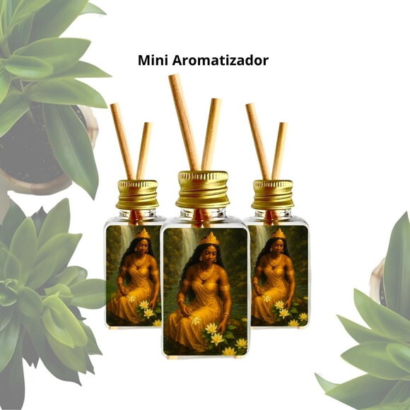 Lembrancinha Mini Aromatizador Personalizado - Orixá Oxum
