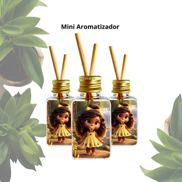 Lembrancinha Mini Aromatizador Personalizado - Oxum Baby