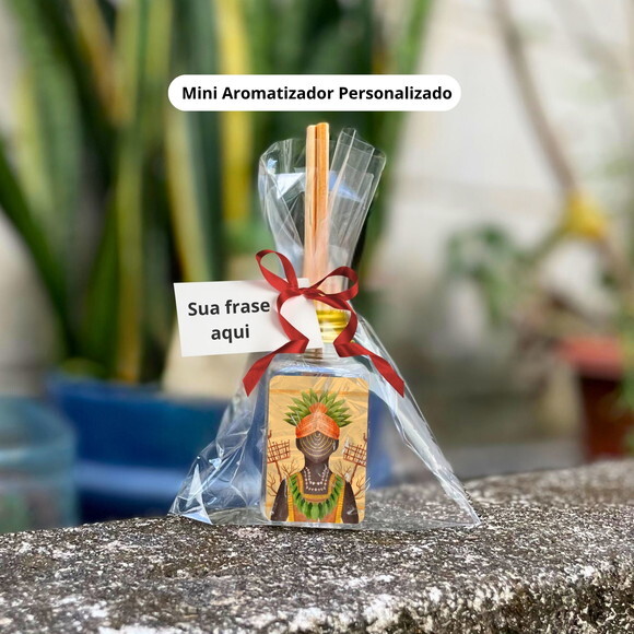 Lembrancinha Orixá Ossain - Mini Aromatizador Personalizado