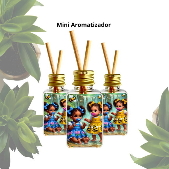 Mini Aromatizador Personalizado | Lembrancinha Erê Abelinha