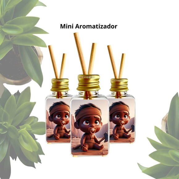 Mini Aromatizador Personalizado | Lembrancinha Erê de Xangô