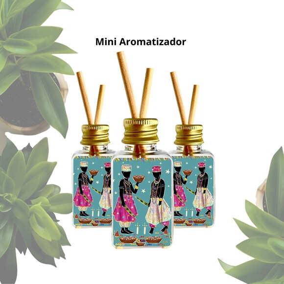 Mini Aromatizador Personalizado | Lembrancinha Ibejis