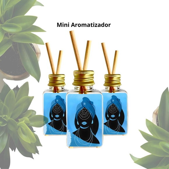 Mini Aromatizador Personalizado | Lembrancinha Orixá Iemanjá