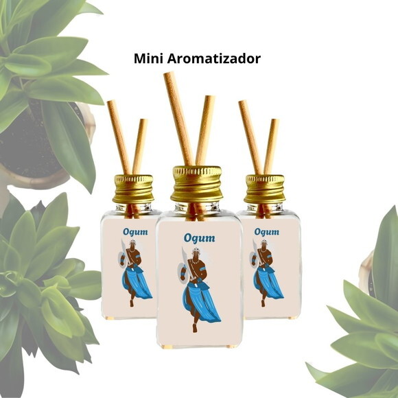 Mini Aromatizador Personalizado | Lembrancinha Orixá Ogum