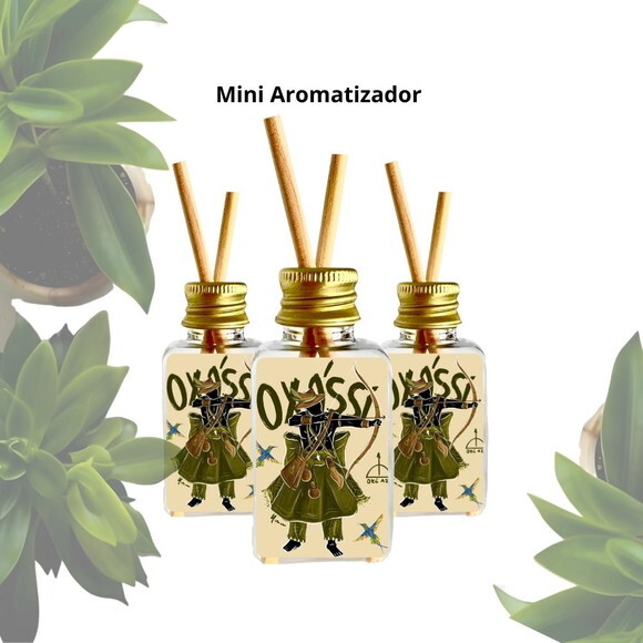 Mini Aromatizador Personalizado | Lembrancinha Orixá Oxóssi