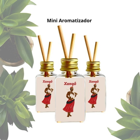 Mini Aromatizador Personalizado | Lembrancinha Orixá Xangô