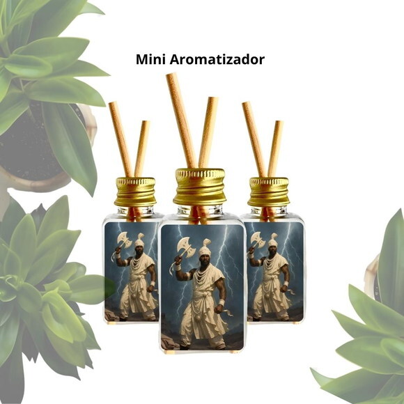 Mini Aromatizador Personalizado | Lembrancinha Orixá Xangô