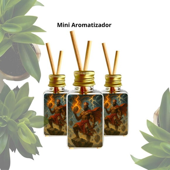 Mini Aromatizador Personalizado | Lembrancinha Orixá Xangô